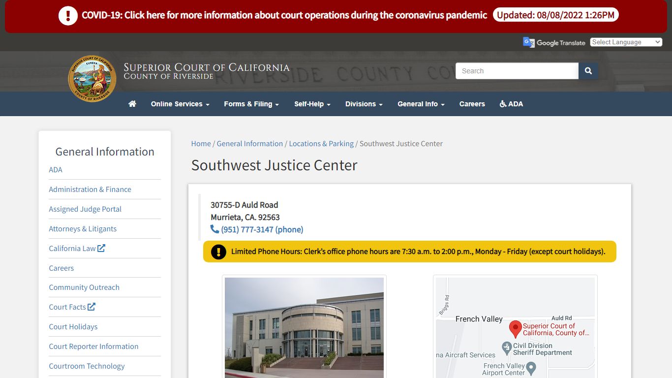 Southwest Justice Center - California